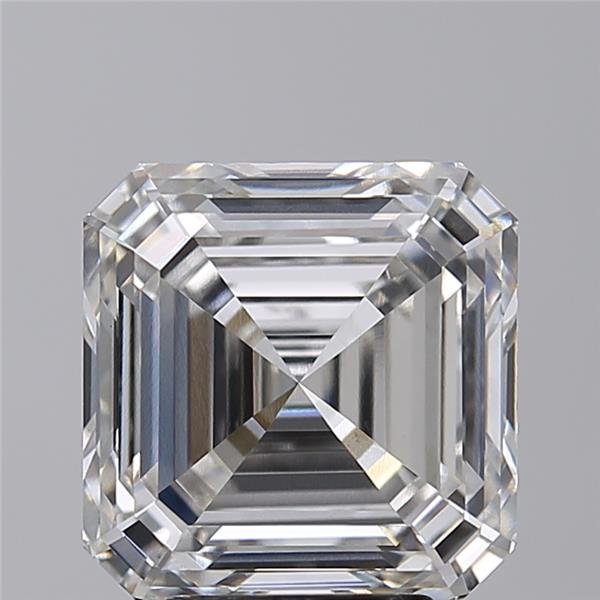 5.10ct G VS1 Rare Carat Ideal Cut Asscher Lab Grown Diamond