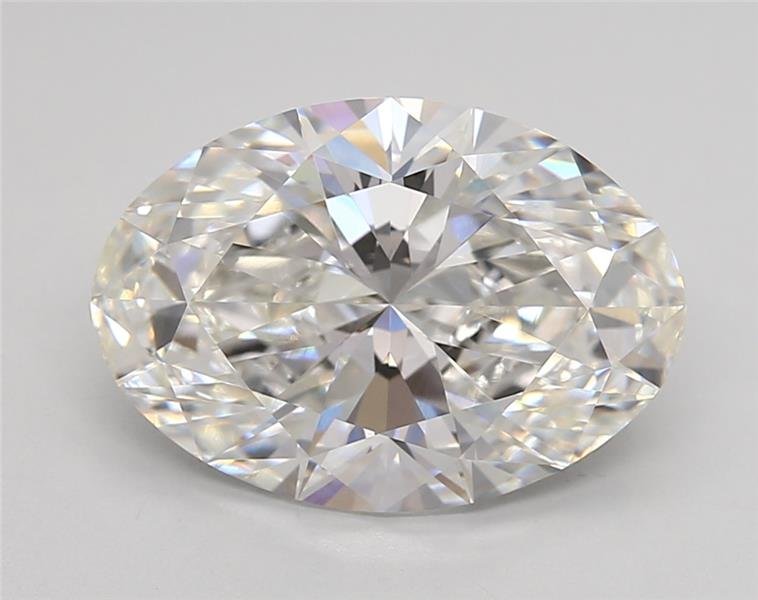 4.04ct G VVS2 Rare Carat Ideal Cut Oval Lab Grown Diamond