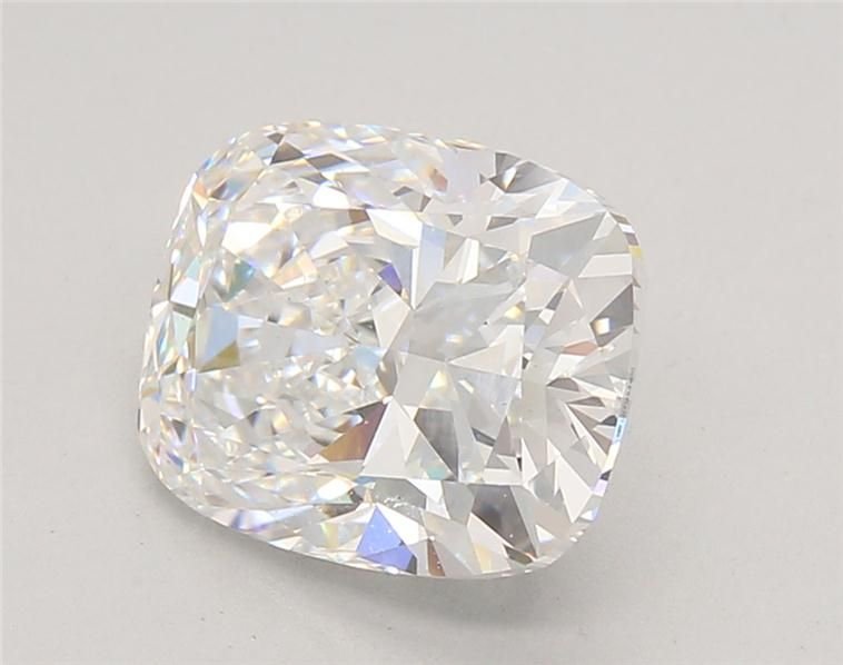 3.36ct E VS1 Rare Carat Ideal Cut Cushion Lab Grown Diamond