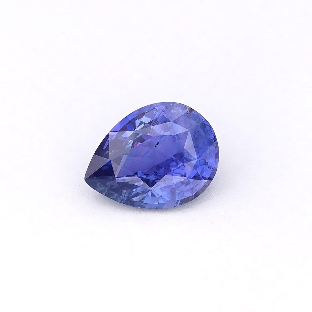 1.99 Carat Blue Pear Sapphire