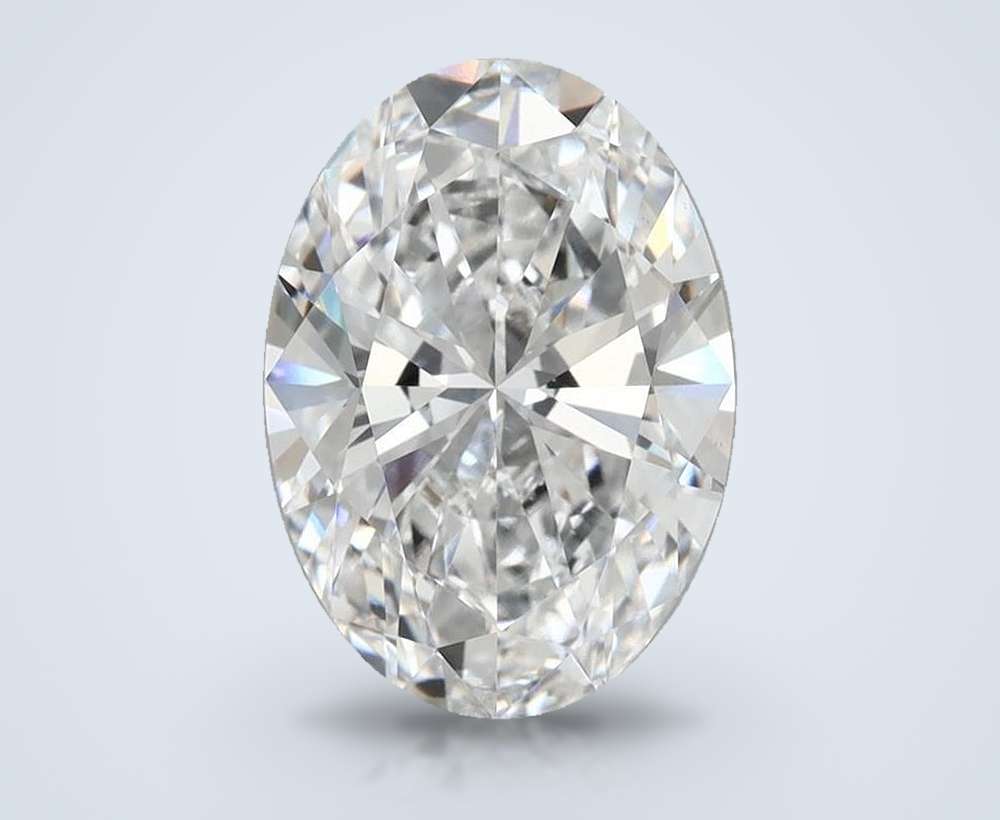 3.91 Carat Oval Lab Diamond
