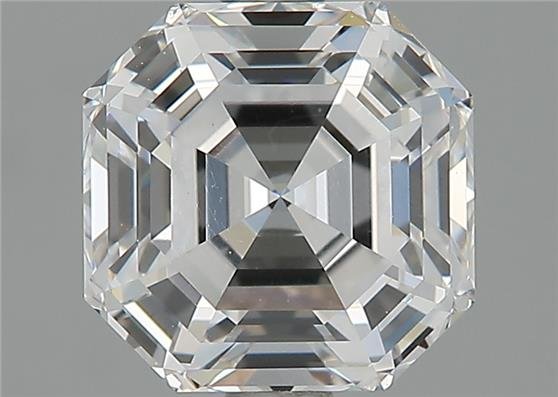 2.05ct D VS1 Rare Carat Ideal Cut Asscher Diamond