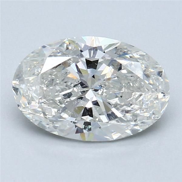 2.20ct H SI2 Rare Carat Ideal Cut Oval Diamond