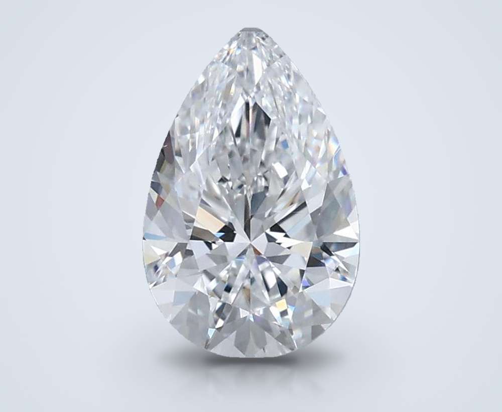 1.00 Carat Pear Lab Diamond