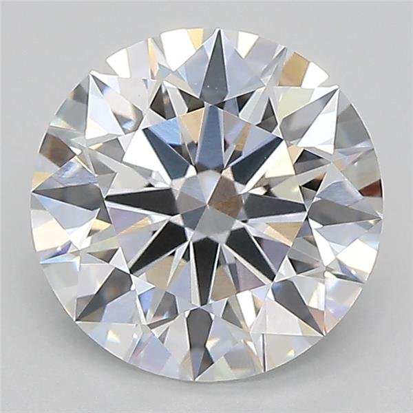 2.12ct D VVS2 Rare Carat Ideal Cut Round Lab Grown Diamond