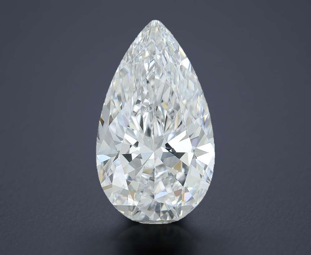 1.00 Carat Pear Lab Diamond