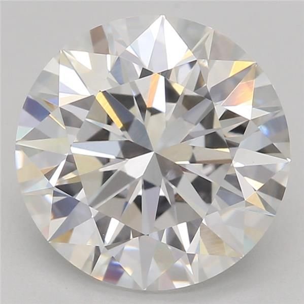 2.60ct E VVS2 Excellent Cut Round Lab Grown Diamond
