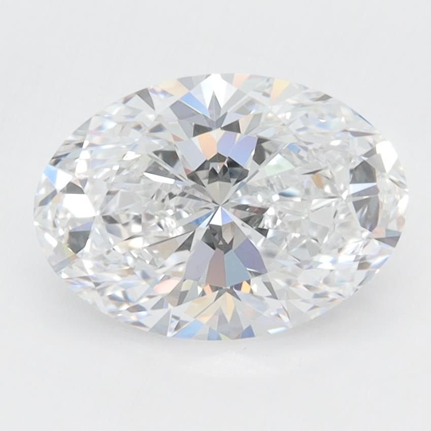 1.57ct D VVS2 Rare Carat Ideal Cut Oval Lab Grown Diamond