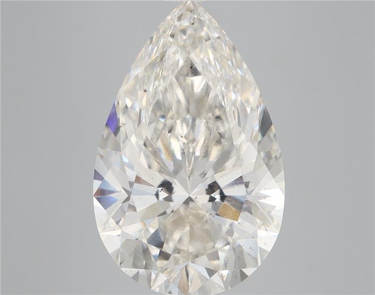 5.56ct H VS2 Rare Carat Ideal Cut Pear Lab Grown Diamond