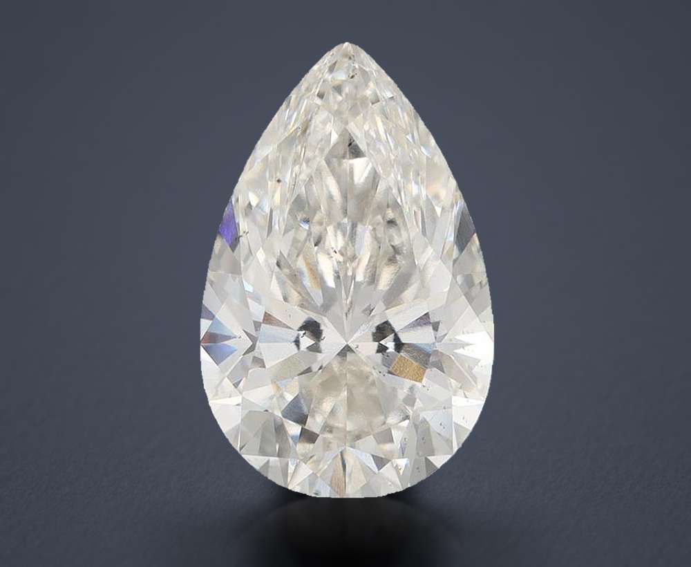 5.56 Carat Pear Lab Diamond
