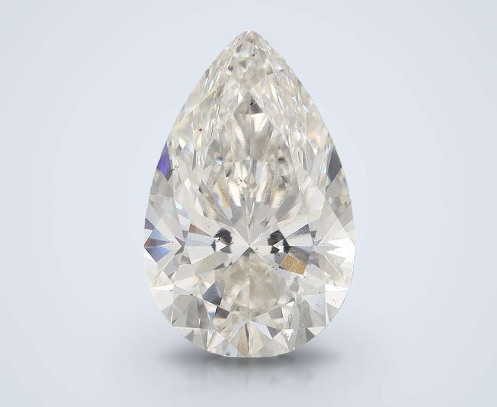 5.56 Carat Pear Lab Diamond