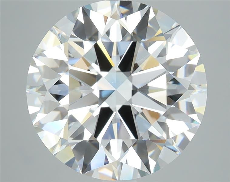 5.05ct F VS1 Rare Carat Ideal Cut Round Diamond