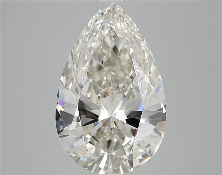 4.06ct I VS1 Rare Carat Ideal Cut Pear Lab Grown Diamond