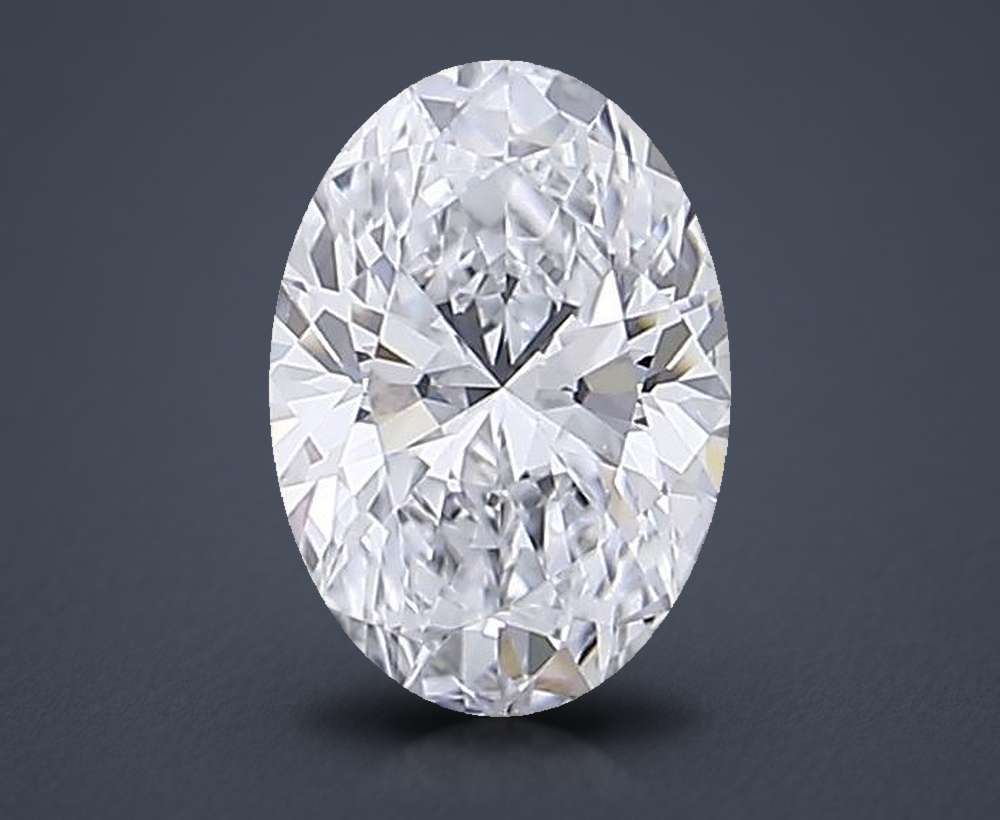 0.54 Carat Oval Lab Diamond