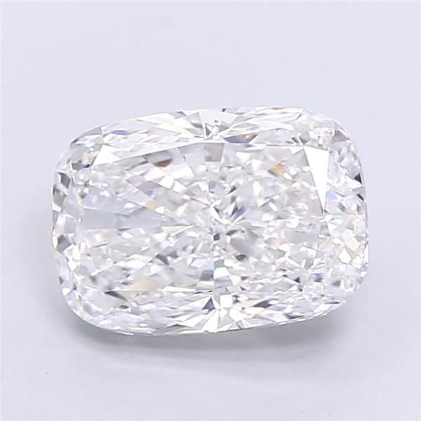 5.00ct D VVS2 Very Good Cut Cushion Lab Grown Diamond