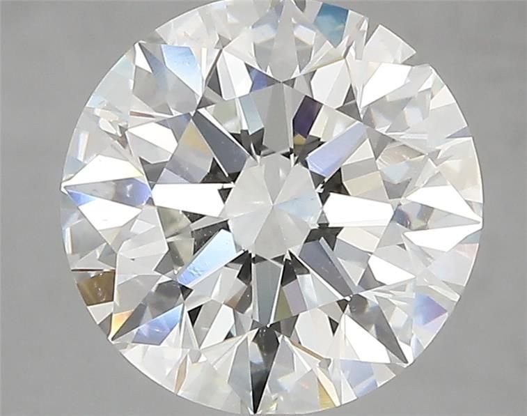 4.01ct H SI1 Rare Carat Ideal Cut Round Diamond