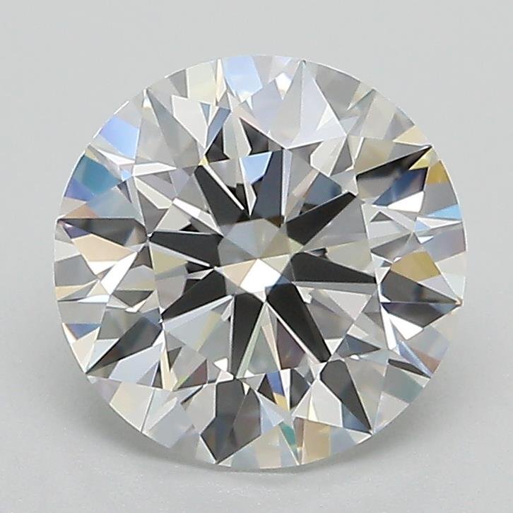 2.09ct D VVS1 Rare Carat Ideal Cut Round Lab Grown Diamond