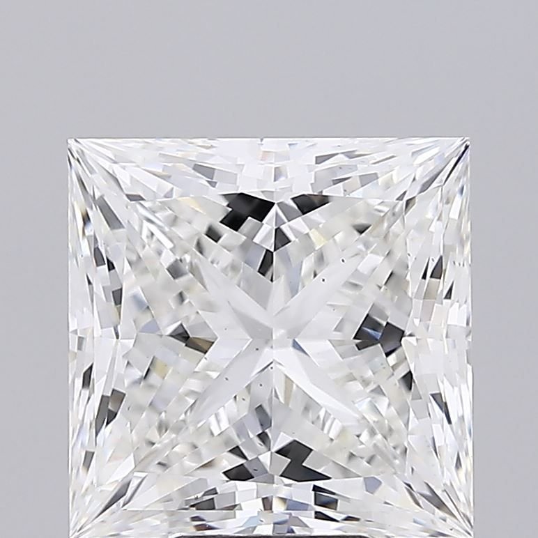 9.08ct F VS2 Rare Carat Ideal Cut Princess Lab Grown Diamond