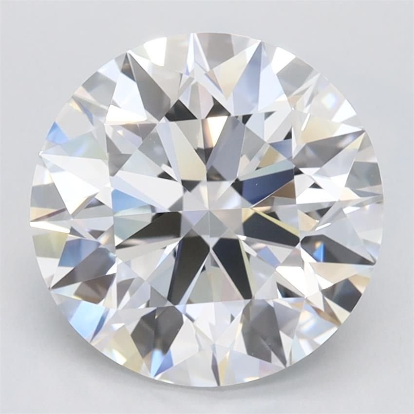 2.84ct D VVS1 Rare Carat Ideal Cut Round Lab Grown Diamond