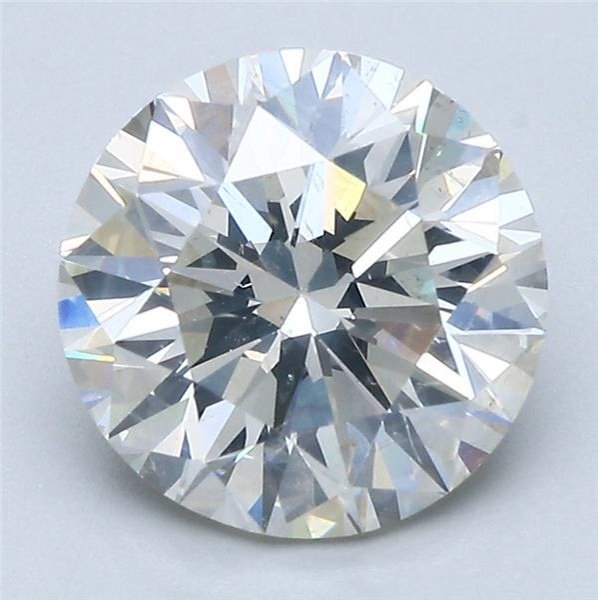 3.00ct J SI2 Very Good Cut Round Diamond