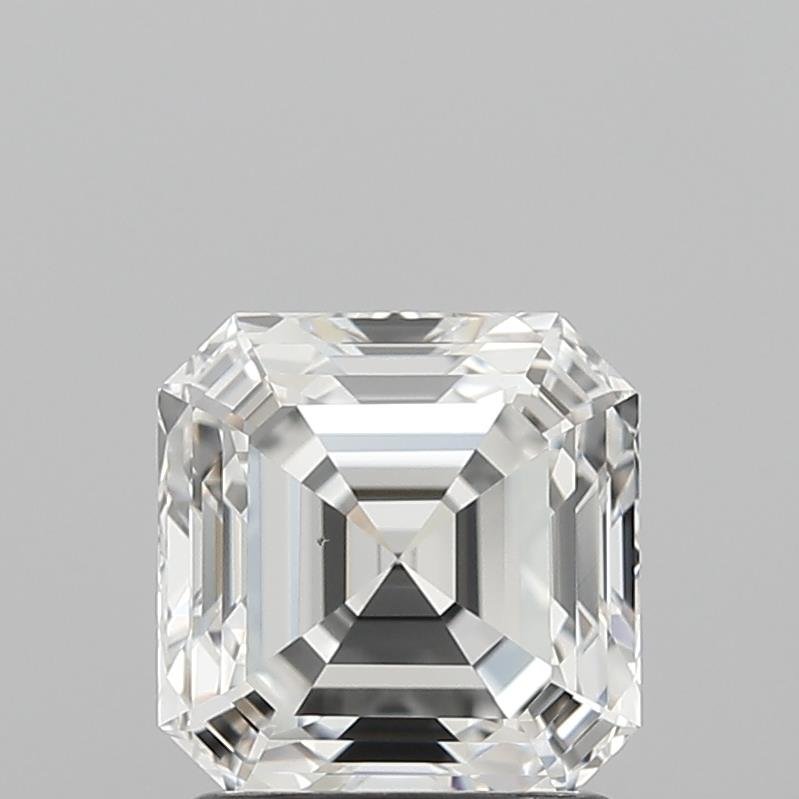 1.52ct E VS2 Rare Carat Ideal Cut Asscher Lab Grown Diamond