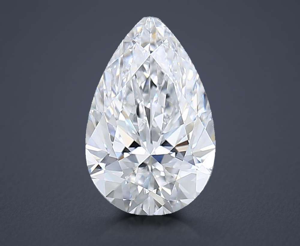 1.54 Carat Pear Lab Diamond