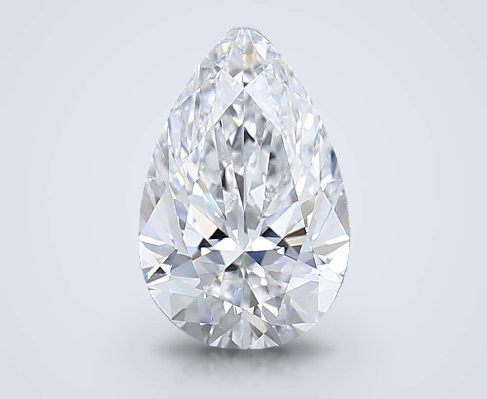 1.54 Carat Pear Lab Diamond