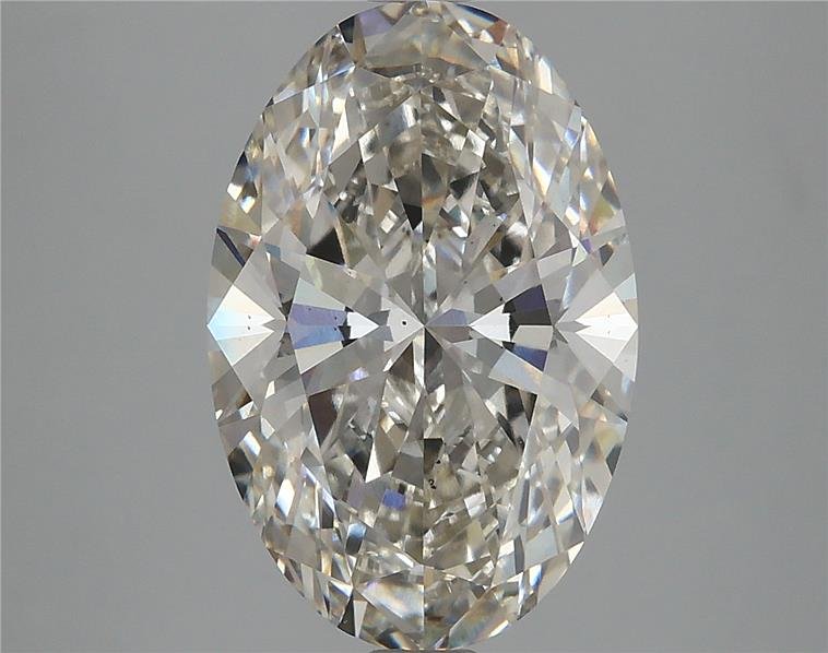 4.12ct H VS2 Rare Carat Ideal Cut Oval Lab Grown Diamond