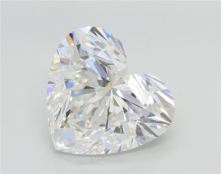 8.01ct E VS1 Rare Carat Ideal Cut Heart Lab Grown Diamond
