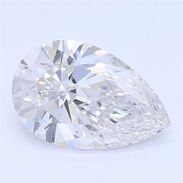 0.58ct E VVS2 Rare Carat Ideal Cut Pear Lab Grown Diamond