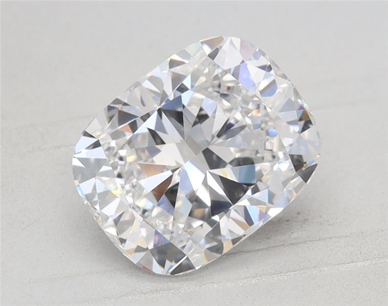 1.38ct D VVS2 Rare Carat Ideal Cut Cushion Lab Grown Diamond