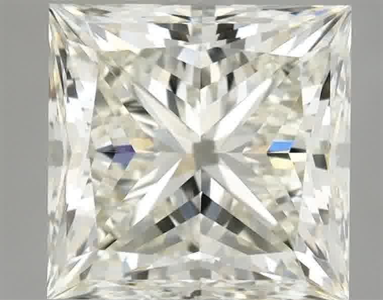 2.91ct J VVS2 Rare Carat Ideal Cut Princess Diamond