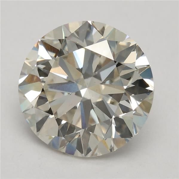 3.00ct K VS1 Very Good Cut Round Lab Grown Diamond
