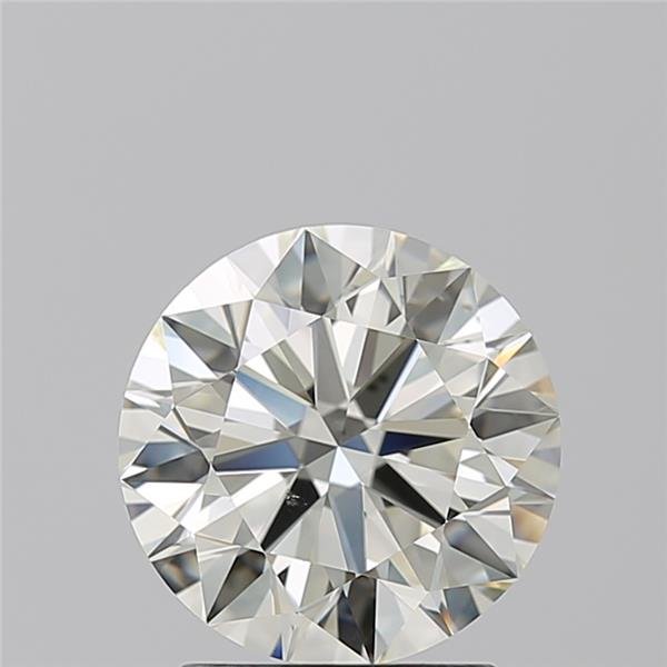 2.15ct K VS2 Rare Carat Ideal Cut Round Diamond