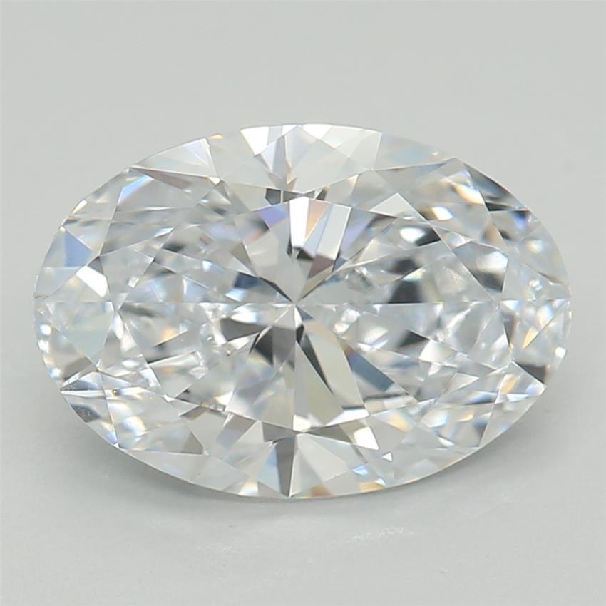 1.31ct F VS1 Rare Carat Ideal Cut Oval Lab Grown Diamond