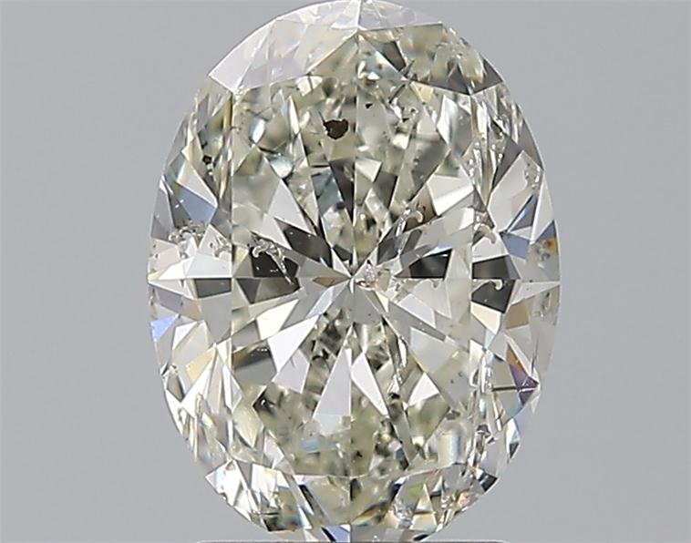 2.00ct I SI2 Rare Carat Ideal Cut Oval Diamond