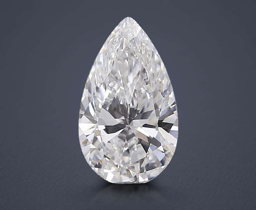 0.54 Carat Pear Lab Diamond