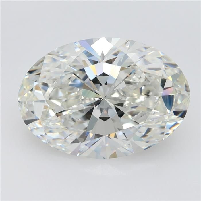 4.52ct H VS1 Rare Carat Ideal Cut Oval Lab Grown Diamond