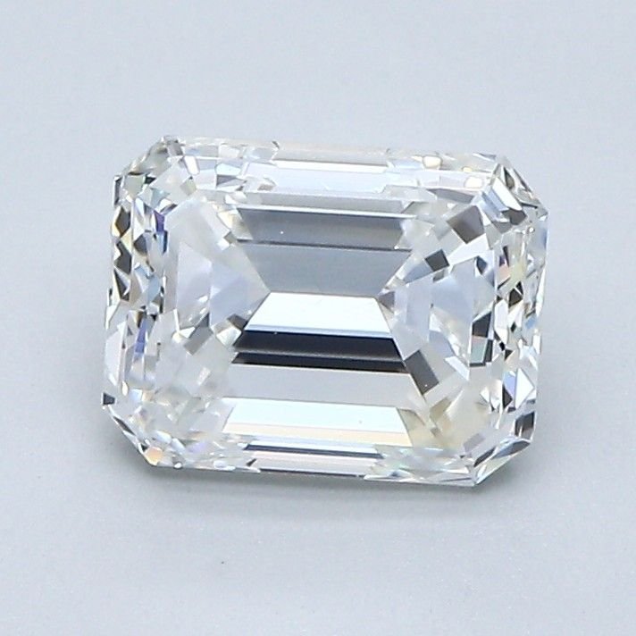 1.54ct F VVS2 Good Cut Emerald Diamond