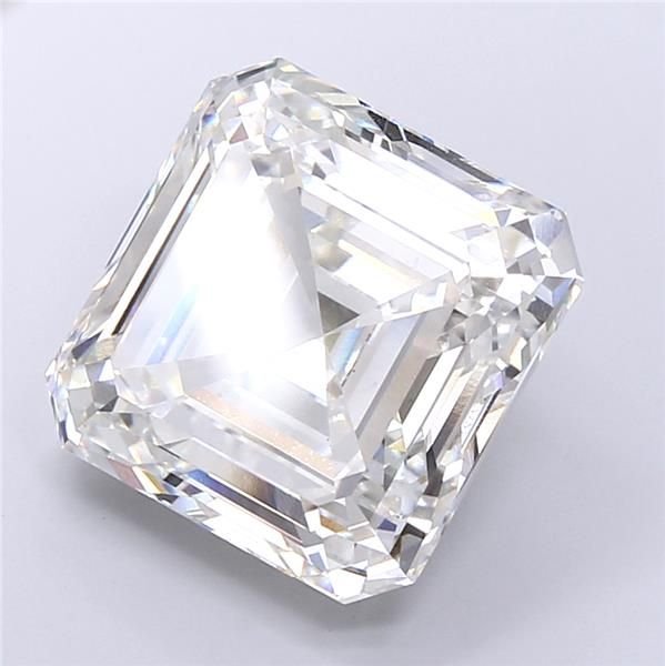 22.00ct G VS1 Rare Carat Ideal Cut Asscher Lab Grown Diamond