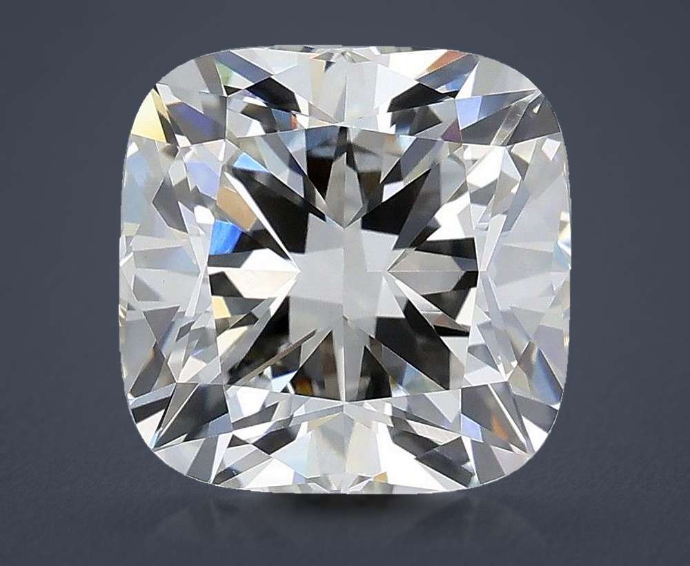 3.70 Carat Cushion Lab Diamond