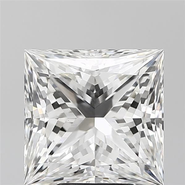 5.09ct G VS1 Rare Carat Ideal Cut Princess Lab Grown Diamond
