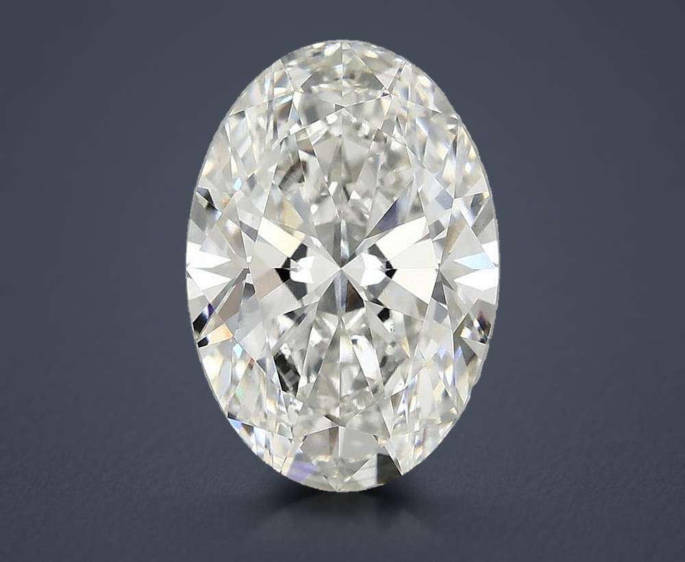 3.85 Carat Oval Lab Diamond