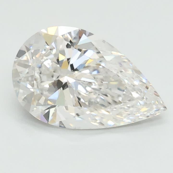 1.10ct D VVS2 Rare Carat Ideal Cut Pear Lab Grown Diamond