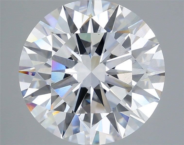 5.08ct F SI1 Rare Carat Ideal Cut Round Lab Grown Diamond