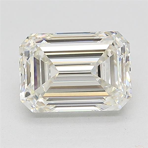 1.72ct H VVS2 Rare Carat Ideal Cut Emerald Lab Grown Diamond