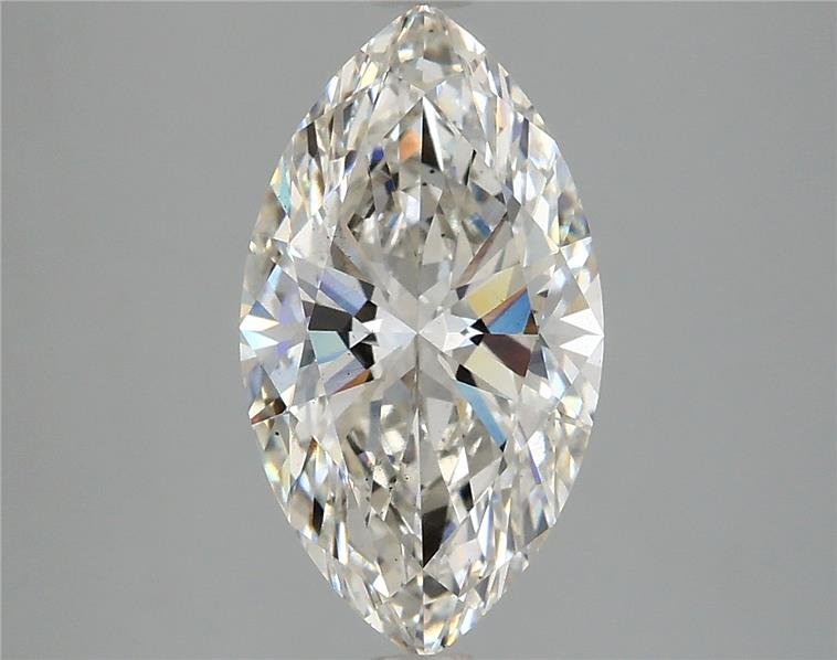 3.00ct H VS2 Rare Carat Ideal Cut Marquise Lab Grown Diamond