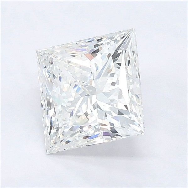 2.59ct E VVS2 Rare Carat Ideal Cut Princess Lab Grown Diamond