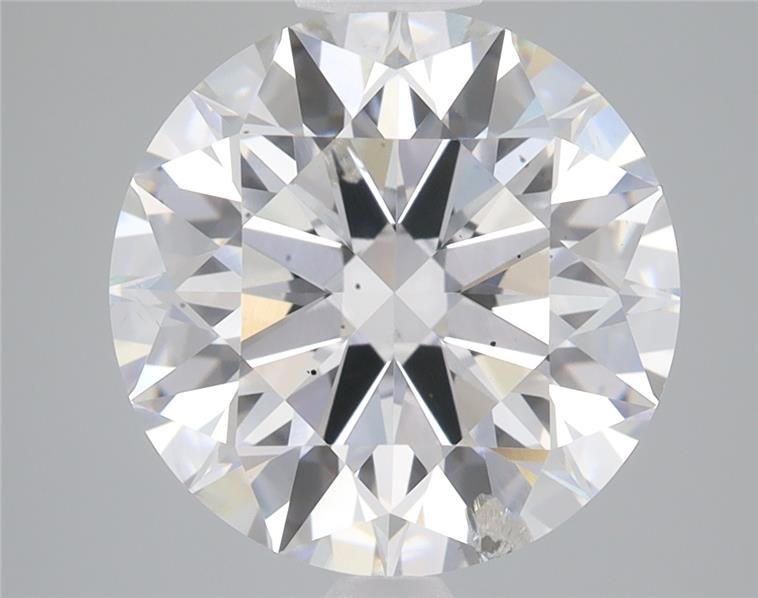 4.13ct F SI2 Rare Carat Ideal Cut Round Lab Grown Diamond