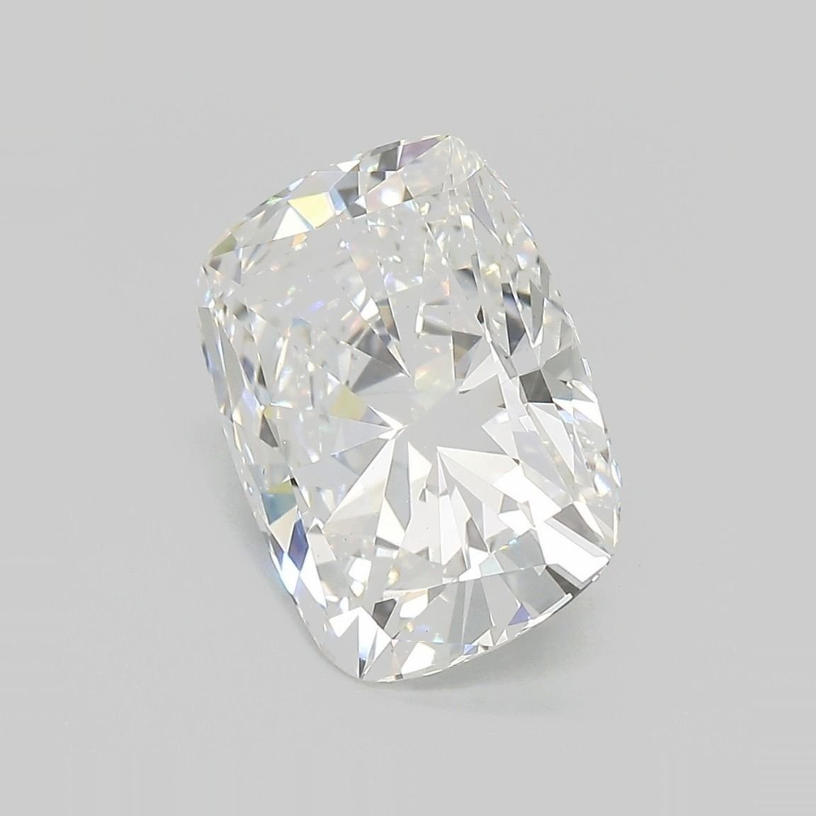 4.53ct F VVS2 Rare Carat Ideal Cut Cushion Lab Grown Diamond
